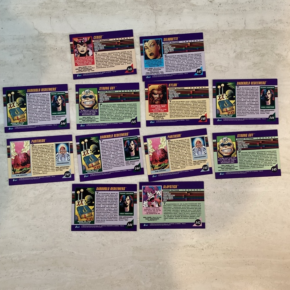 Marvel Cards 1992 Super Heroes 200 Cards Comic Spider-Man Rookies Assorted Lot - Picture 16 of 16